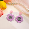 Wholesale Sunflower Acrylic Earrings