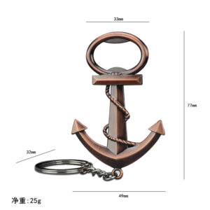 Anchor Red Ancient Bottle Opener x-1021