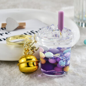 Purple / Light gold buckle + iceberg + bell