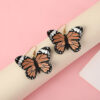 Wholesale Butterfly Acrylic Stereoscopic Insect Earrings