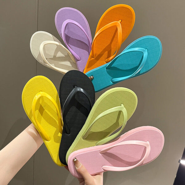 Wholesale PVC Non-slip Simple Flip Flops