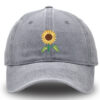 O1CN01vmXiAH1SWpylluBIb_2215918662255-0-cib Wholesale Washed Cotton Sunflower Baseball Caps