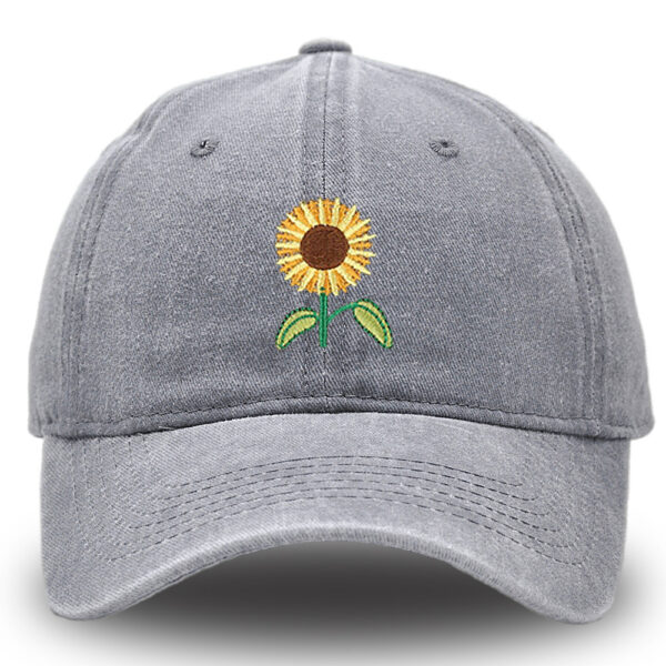 O1CN01vmXiAH1SWpylluBIb_2215918662255-0-cib Wholesale Washed Cotton Sunflower Baseball Caps