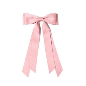 Polyester cotton double-layer ribbon duckbill clip 14 * 23cm14g Korean pink