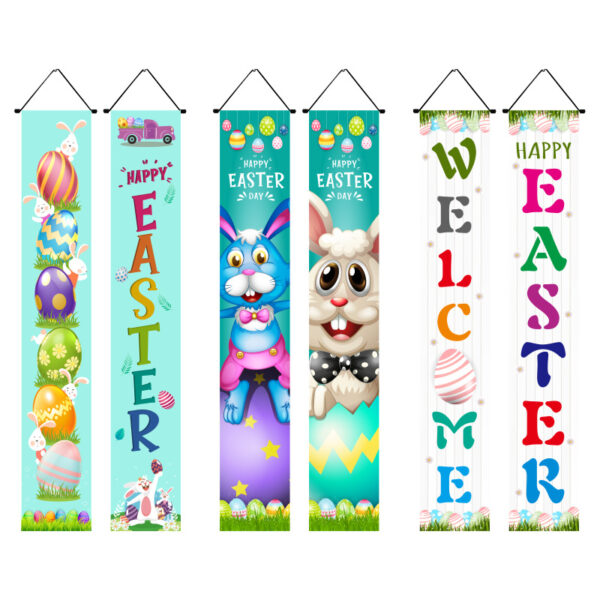 O1CN01vpDxFR2AqqFlm1a7o_2698408255-0-cib Wholesale Easter Party Decoration Egg Bunny Door Curtain