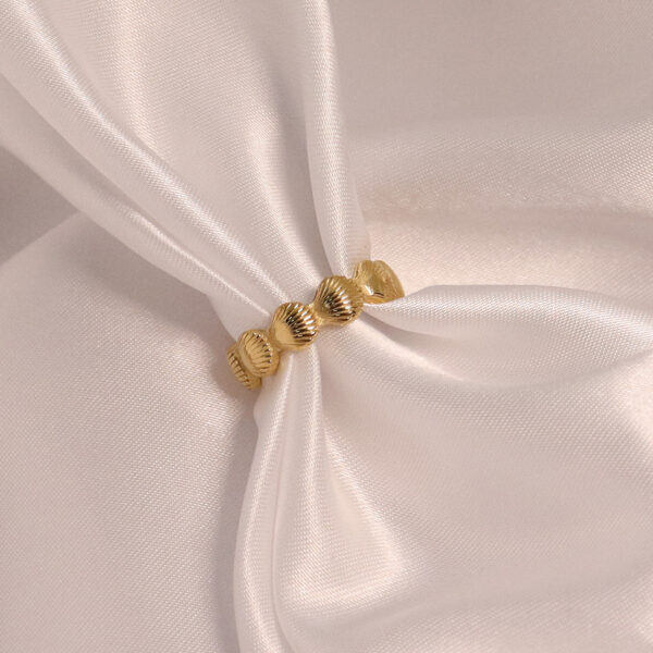 O1CN01vtl9EJ1VHfcP1d48M_4112122628-0-cib Wholesale Stainless Steel 18k Gold Plated Seashell Ring