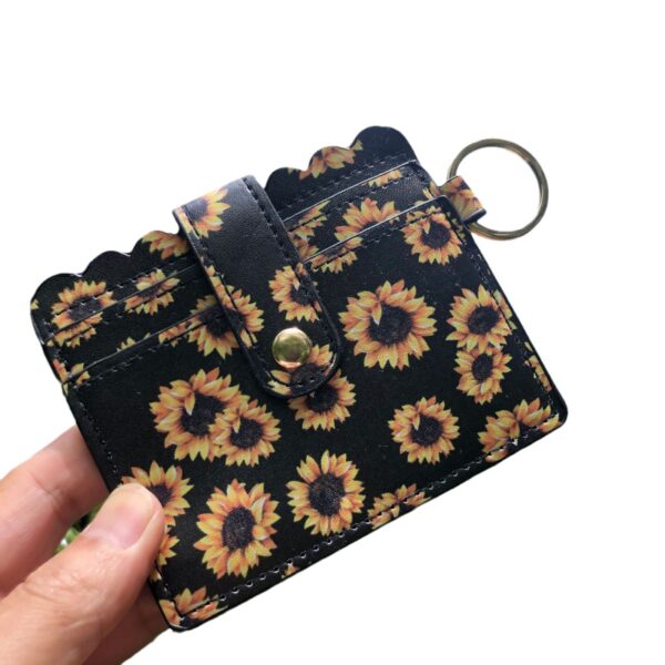 Wholesale PU Card Holder Keychain
