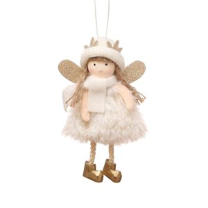 White top hat antler angel