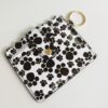 Wholesale PU New Cow Grain Leather Key Chain Card Bag