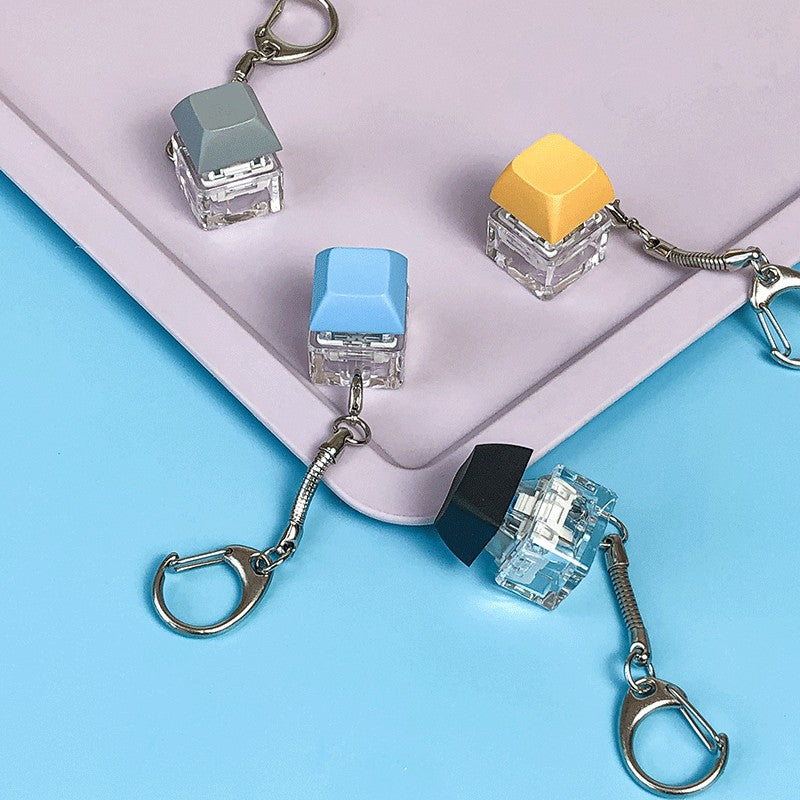Wholesale ABS Decompression Mechanical Keyboard Axle Tester Fidget Keychains