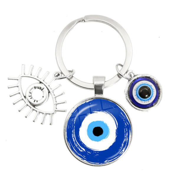 O1CN01w2C9Jc1tijpMo7Ybt_2212752275936-0-cib Wholesale Metal Devil Eye Creative Key Chain