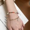 Wholesale Jewelry Daisy Multicolored Rope Alloy Bracelet