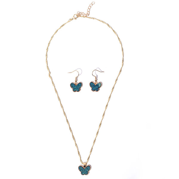 Wholesale 2pcs/pack European and American Fashion Butterfly Set Jewelry