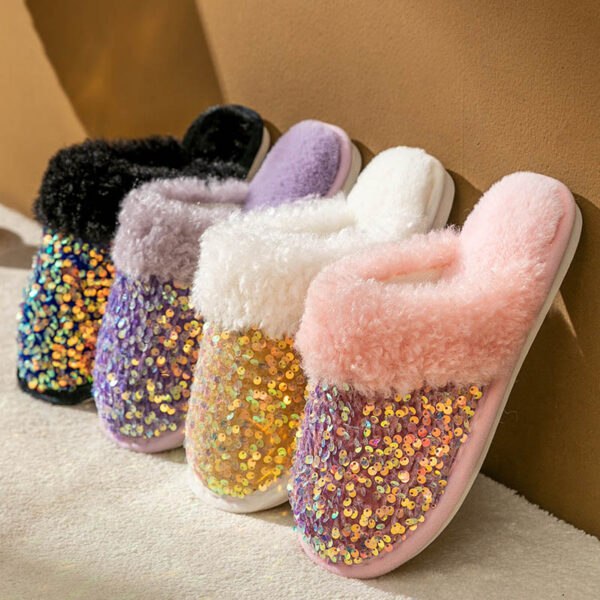 O1CN01w6784F1MTH7oFiDW4_3108351435-0-cib Wholesale Sequin Plush Baotou Slippers
