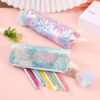 Wholesale Rainbow Sequin Unicorn Pencil Case