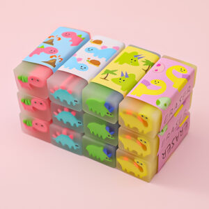 Style random / Little Dinosaur Eraser (Buy 32 Hair Boxes)