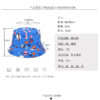Wholesale Cotton Planet Space Print Bucket Hat