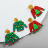 O1CN01w8tFMU27SccZtdTzA_3843297796-0-cib Wholesale Christmas Sweater Acrylic Earrings