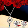 Wholesale Necklace Set Alloy Pendant Earrings