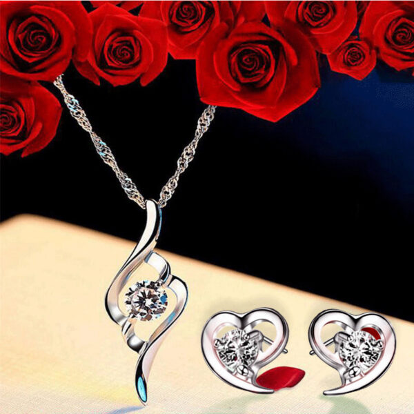 Wholesale Necklace Set Alloy Pendant Earrings