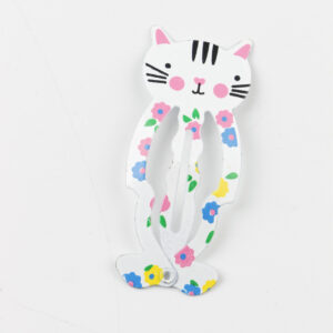 White flower cat