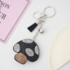 Wholesale Alloy Mushroom Sticker Diamond Keychain