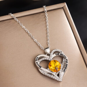 November-Yellow Diamond-silver