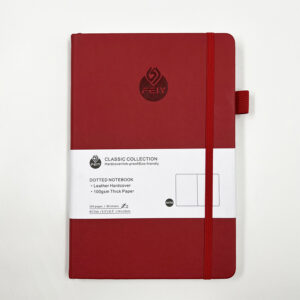 A5 / A5 red with logo dot printing