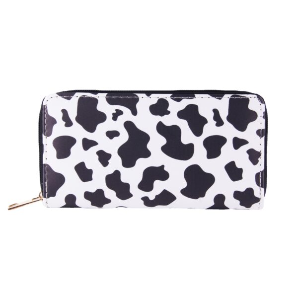 O1CN01wKRoDI1Bs2m9m55lZ_0-0-cib Wholesale Cow Pattern PU Long Zipper Wallet