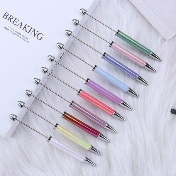 O1CN01wNUfpt2JfhODsGSnD_3895819449-0-cib-1 Wholesale Beadable Pens Diy UV Electroplating Seven Color Ballpoint Pen