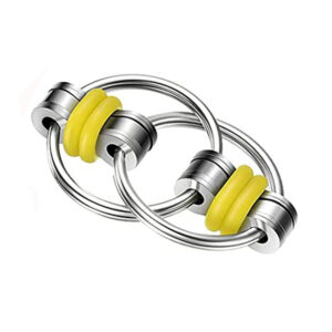 Decompression bicycle chain yellow
