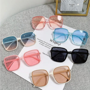 Wholesale Square Frame Anti UV PC Sunglasses