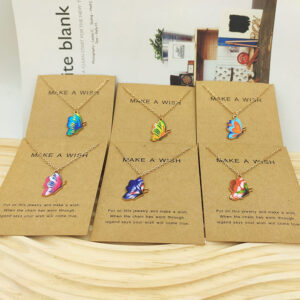 Wholesale Bohemian Butterfly Alloy Necklace