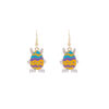 Wholesale Easter Egg Cartoon Titanium Steel Earrings