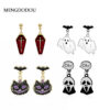 Wholesale Halloween Skull Ghost Cross Alloy Ear Studs