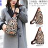 Wholesale Oxford Cloth Leopard Breast Bag
