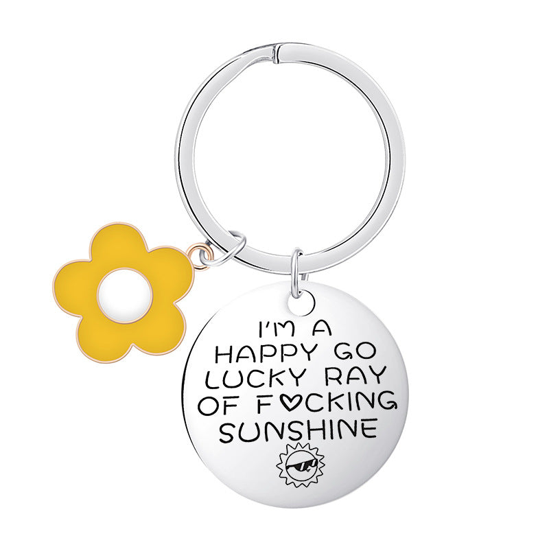 Wholesale Suower Inspirational Stainless Steel Keychains