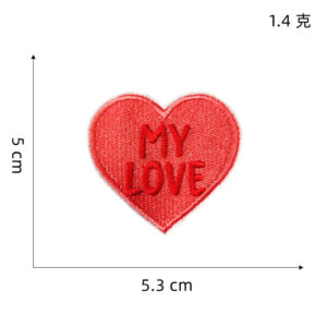 4# Love Hot Sol Cloth Sticker