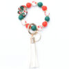 O1CN01wWXhiD1N8Ut9dIC2V_2508931525-0-cib Wholesale Christmas Silicone Beaded Leather Tassel Wrist Keychain
