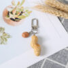 Wholesale PVC Simulation Peanut Creative Keychain