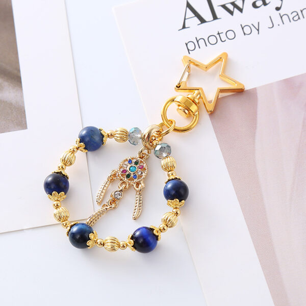 Wholesale Dream Catcher Beaded Metal Keychain