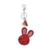 Wholesale Rabbit Diamond Metal Keychains