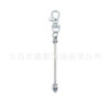O1CN01wZf1Ib1tecOJUN3Cb_2214663755927-0-cib-1 Wholesale DIY Metal Beaded Cone Bullet Rod Lobster Buckle Keychain