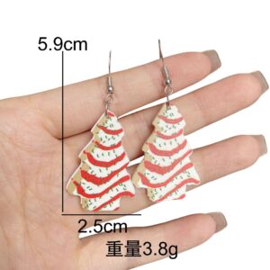 White christmas tree ear hook style h162