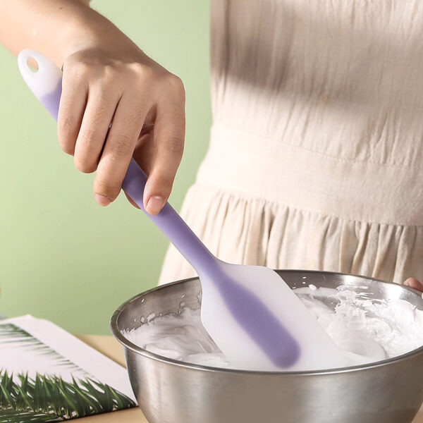 Wholesale Semi Transparent Silicone Cake Scraper