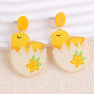 Flower eggshell chick