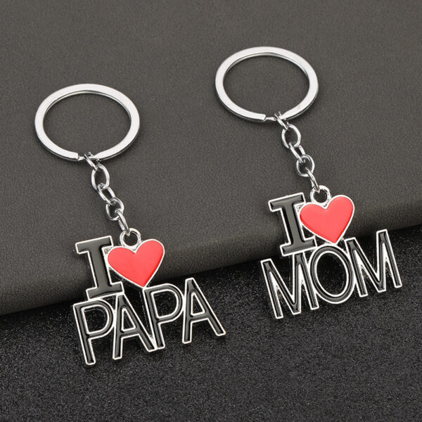 O1CN01wcXXWg1bWE1yQxXFZ_2211074083472-0-cib Wholesale Mother's Day Love Letter Zinc Alloy Home Keychain