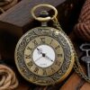 Wholesale Hollow Vintage Flip Alloy Pocket Watches