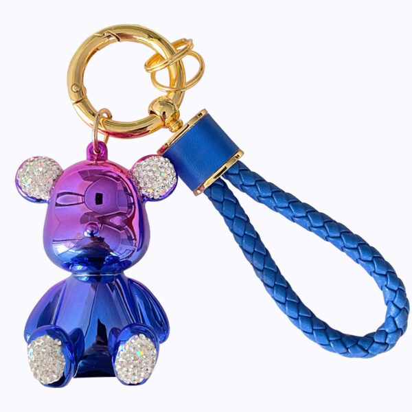 O1CN01wes5r71Bx55OKo1Ht_2211394340011-0-cib Wholesale Resin Town Store Treasure Inlaid Diamond Bear Keychain
