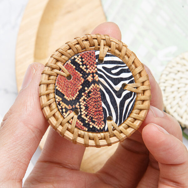 Wholesale Natural Rattan Woven Mobile Phone Holders
